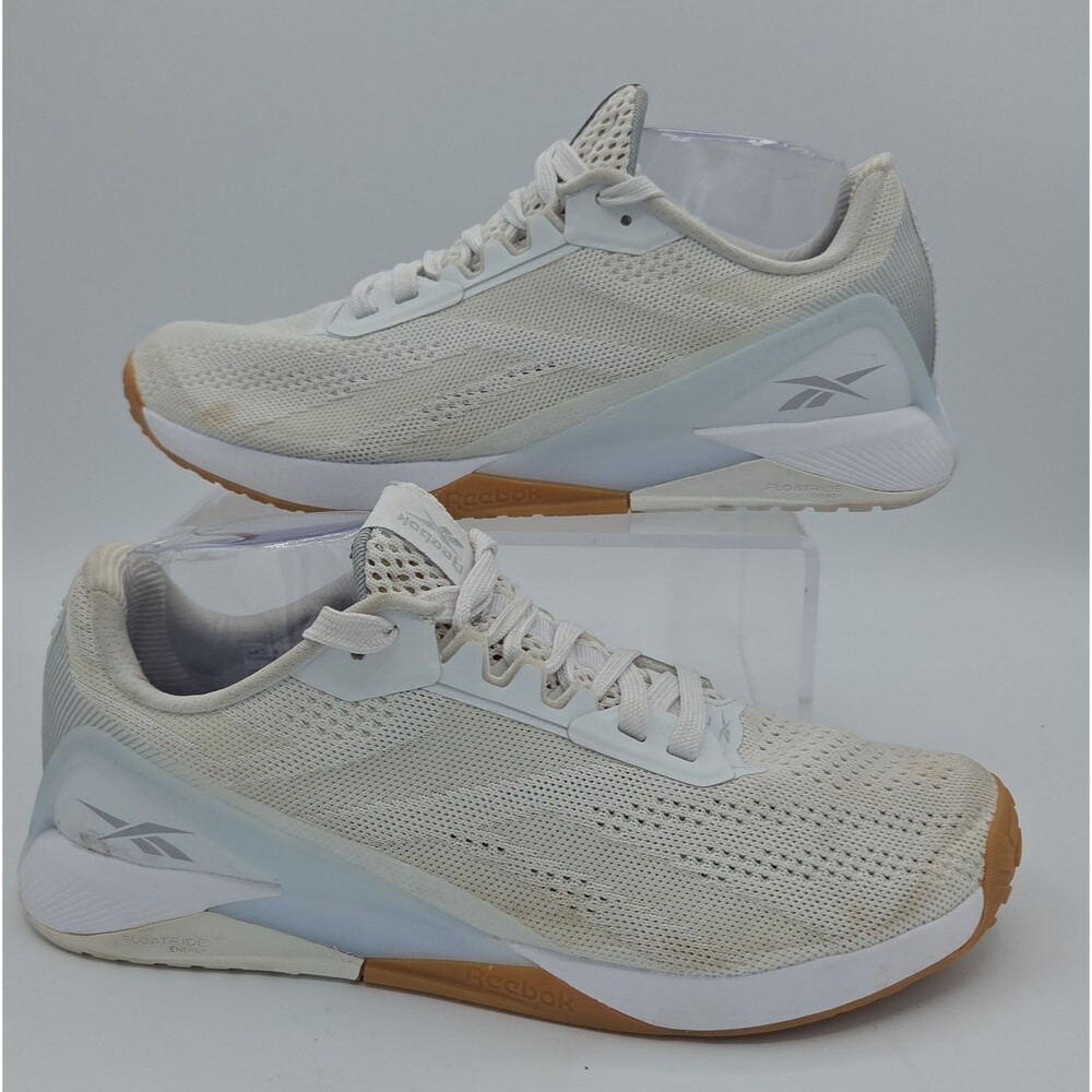 Reebok Women’s Nano X3 Cross Trainer Gym Shoes Footwear White Cold Grey Size 9